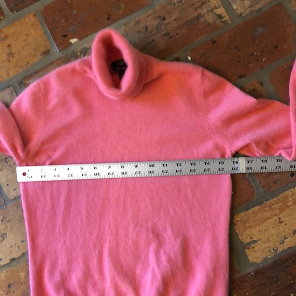 Talbots 100% cashmere sweater peach - Picture 5 of 6